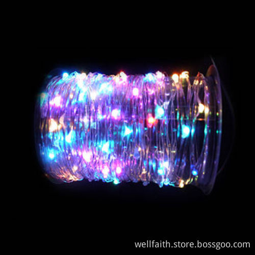 Multi-colo LED fairy string lights for wedding